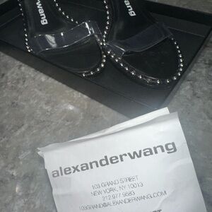 Alexander Wang Black High Heel Sandals